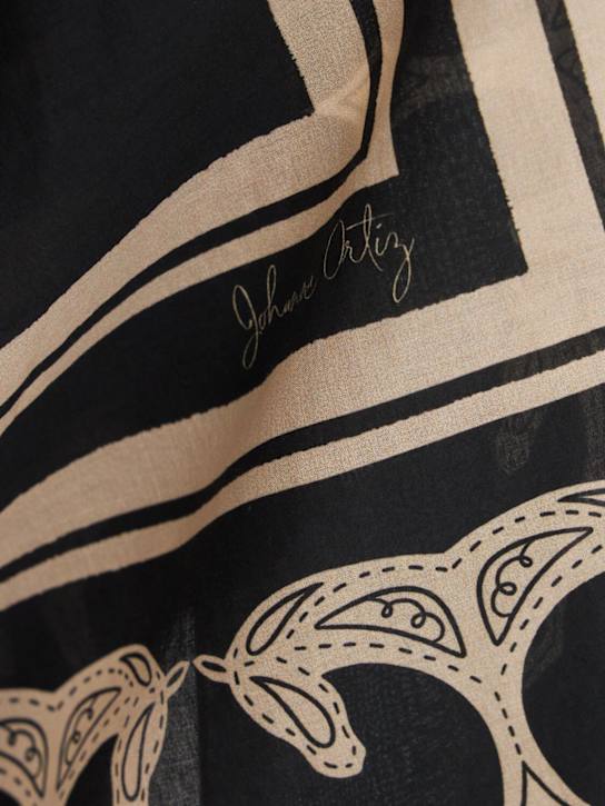 Johanna Ortiz Iconic Ancestral Palm printed sarong