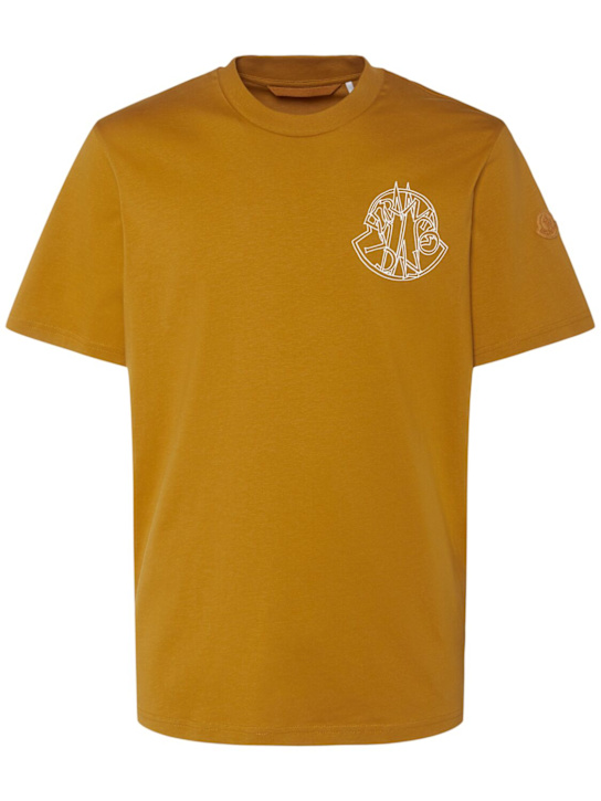 Moncler Overlapped logo cotton t-shirt