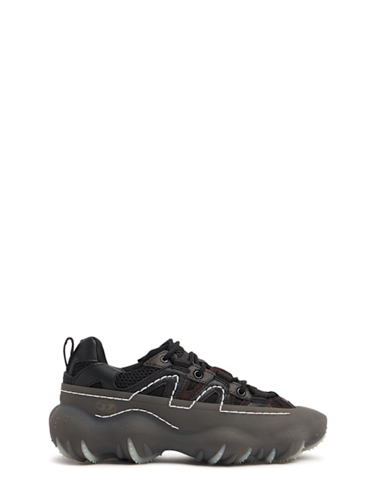 Diesel Kids Rubber lace-up sneakers