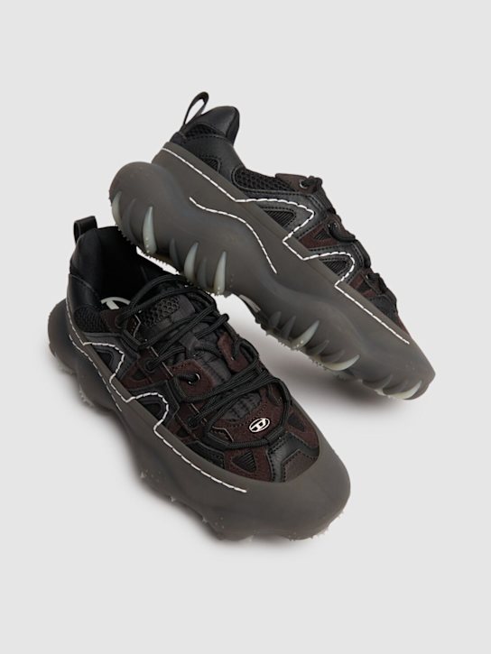 Diesel Kids Rubber lace-up sneakers 3 Diesel Kids Rubber lace-up sneakers