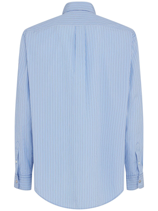 Moncler Striped cotton popline shirt 4 Moncler Striped cotton popline shirt