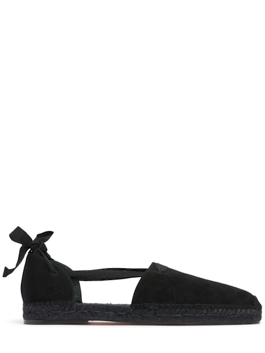 Bode Suede lace-up espadrilles