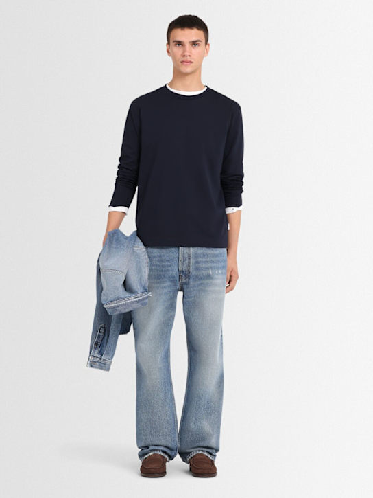 The Core Long-sleeve cotton jersey t-shirt