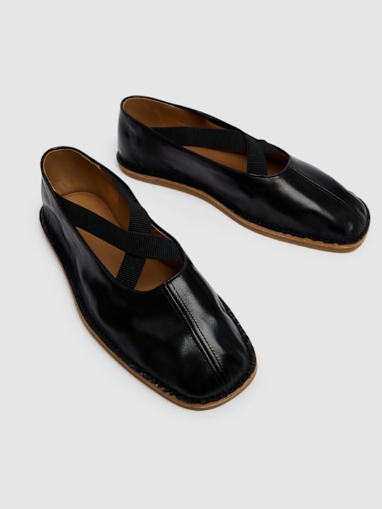 Dries Van Noten Leather ballerina-style loafers