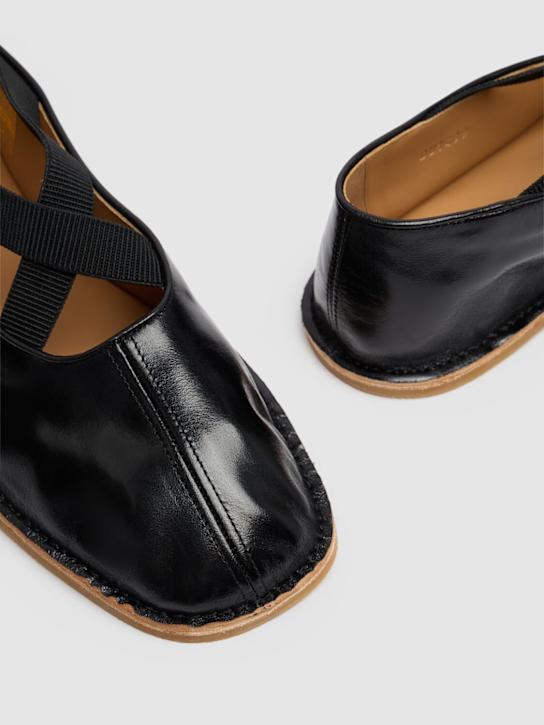 Dries Van Noten Leather ballerina-style loafers