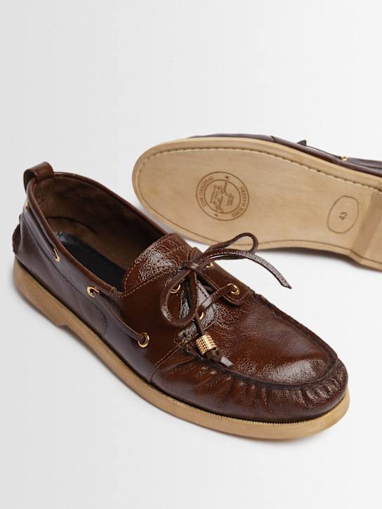 Golden Goose Wrinkled leather boat shoes 3 Golden Goose Wrinkled leather boat shoes