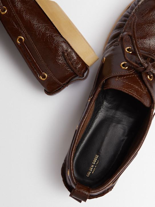 Golden Goose Wrinkled leather boat shoes 5 Golden Goose Wrinkled leather boat shoes