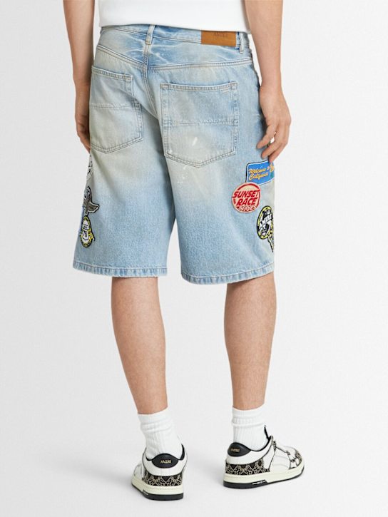 Amiri Station patch denim shorts 3 Amiri Station patch denim shorts