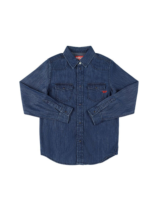 Diesel Kids Cotton chambray shirt