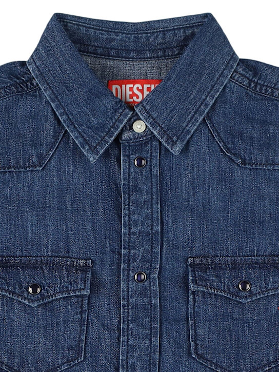 Diesel Kids Cotton chambray shirt