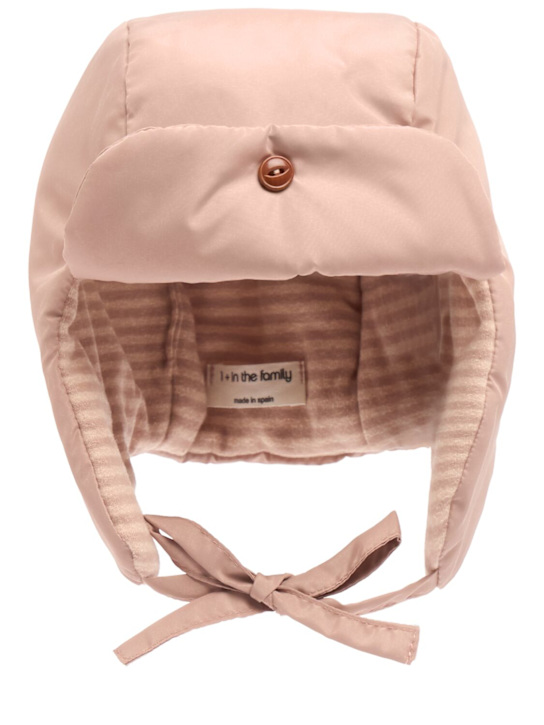 1 + IN THE FAMILY Poly padded hat w/laces 4 1 + IN THE FAMILY Poly padded hat w/laces