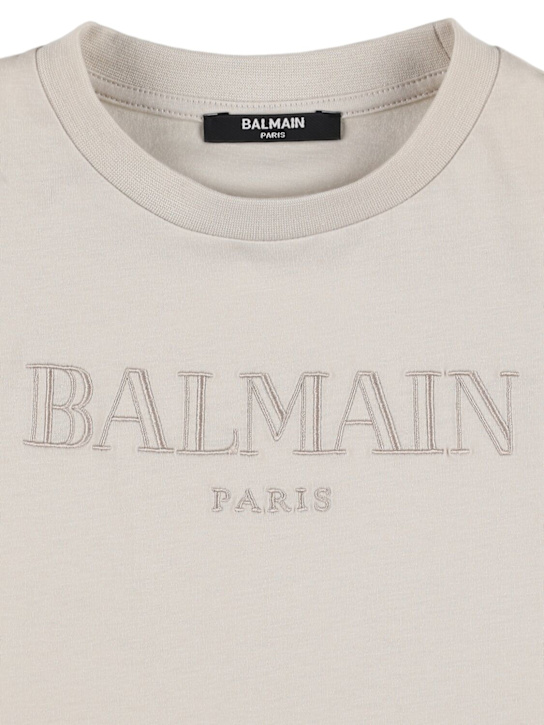 Balmain Cotton jersey t-shirt w/logo