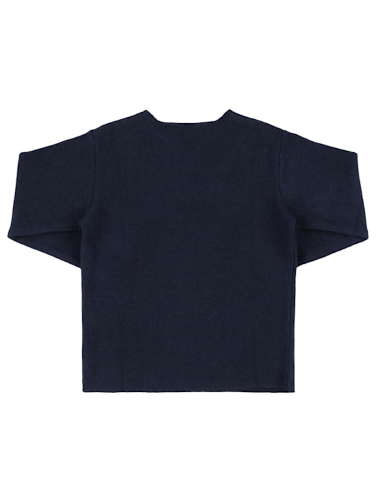 Babe & Tess Cotton blend knit sweater