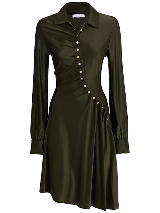 Rabanne Long sleeve mini shirt dress w/buttons