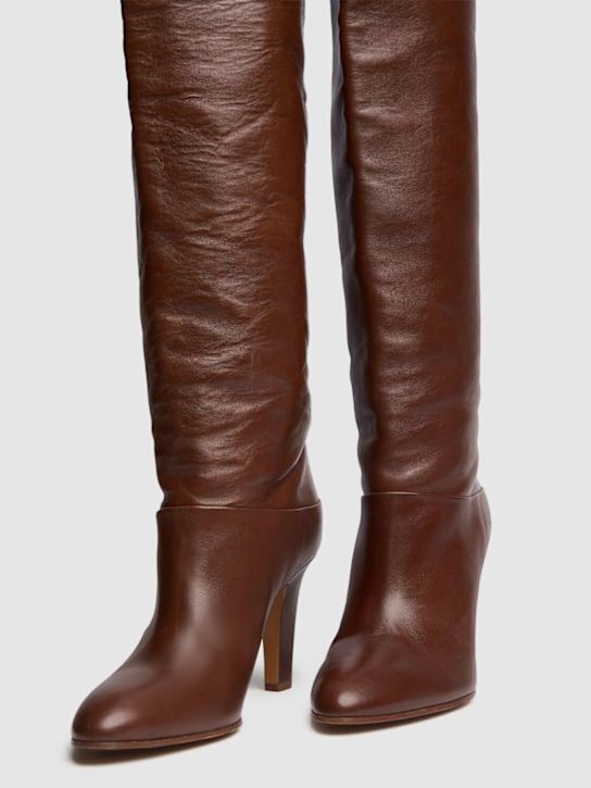 Chloé 85mm Leather over the knee boots