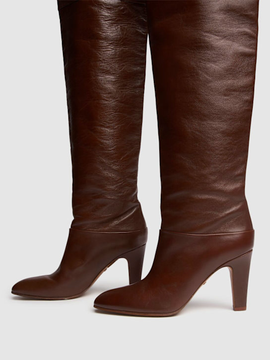 Chloé 85mm Leather over the knee boots