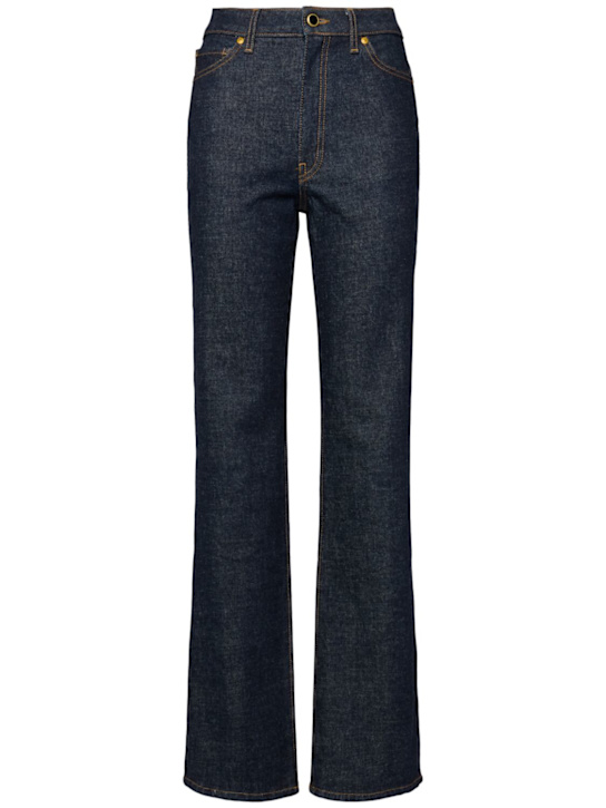 Khaite Danielle denim high-rise straight jeans
