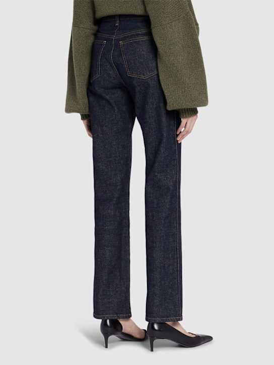 Khaite Danielle denim high-rise straight jeans 3 Khaite Danielle denim high-rise straight jeans