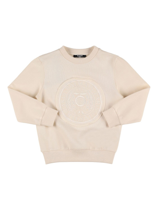 Balmain Cotton sweatshirt w/logo 4 Balmain Cotton sweatshirt w/logo