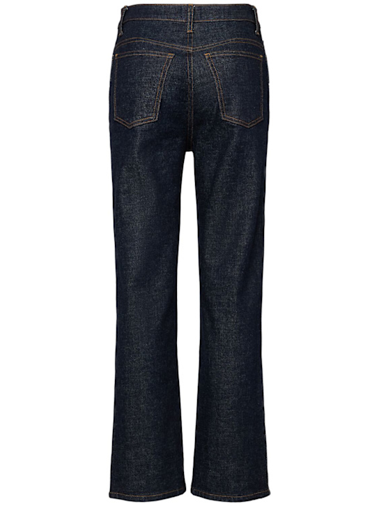 Khaite Abigail cropped high-rise straight jeans