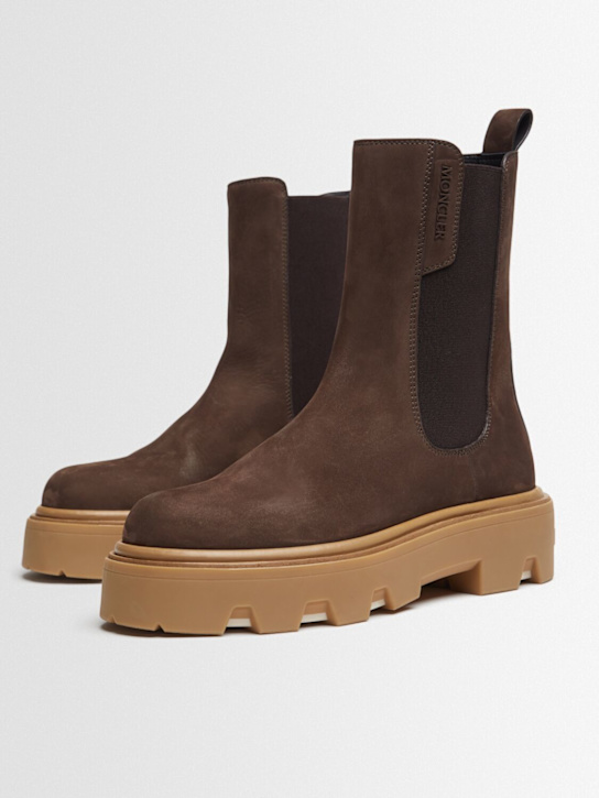 Moncler Aurea nubuck leather Chelsea boots