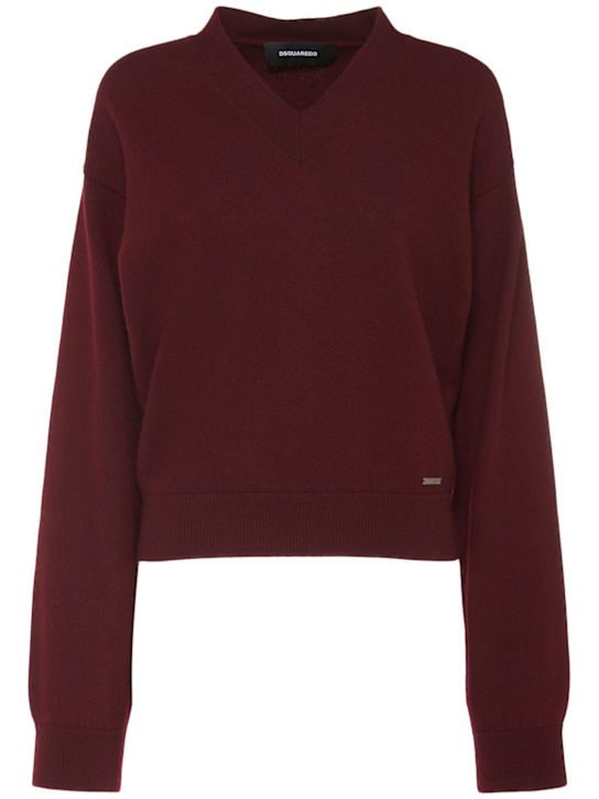Dsquared2 Wool V-neck sweater