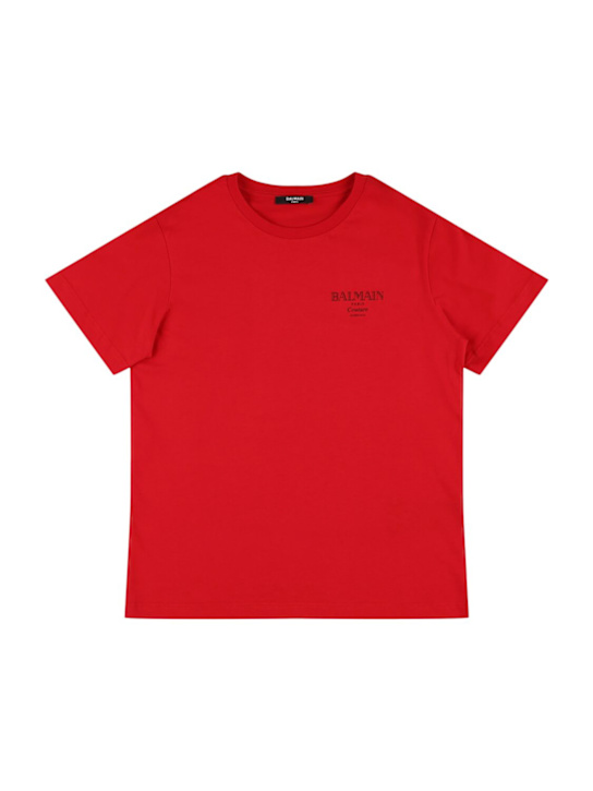 Balmain Cotton jersey t-shirt w/logo