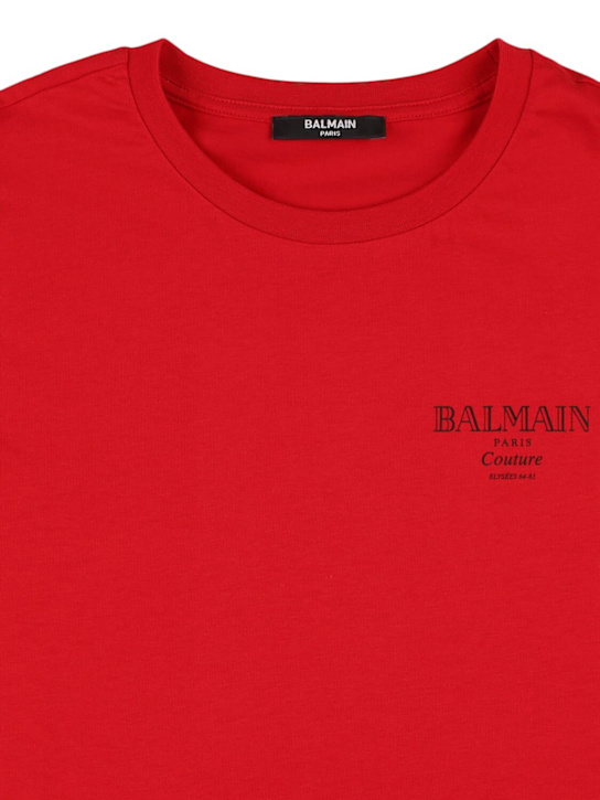 Balmain Cotton jersey t-shirt w/logo