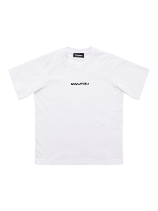 Dsquared2 Printed cotton jersey t-shirt