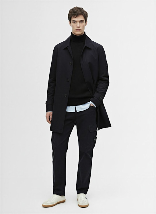 Stone Island Weatherproof cotton canvas pants