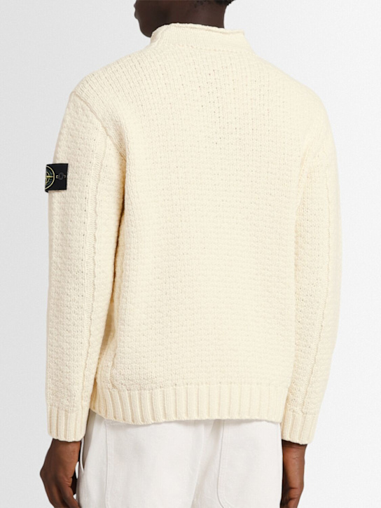Stone Island Cotton chenille crewneck sweater 3 Stone Island Cotton chenille crewneck sweater