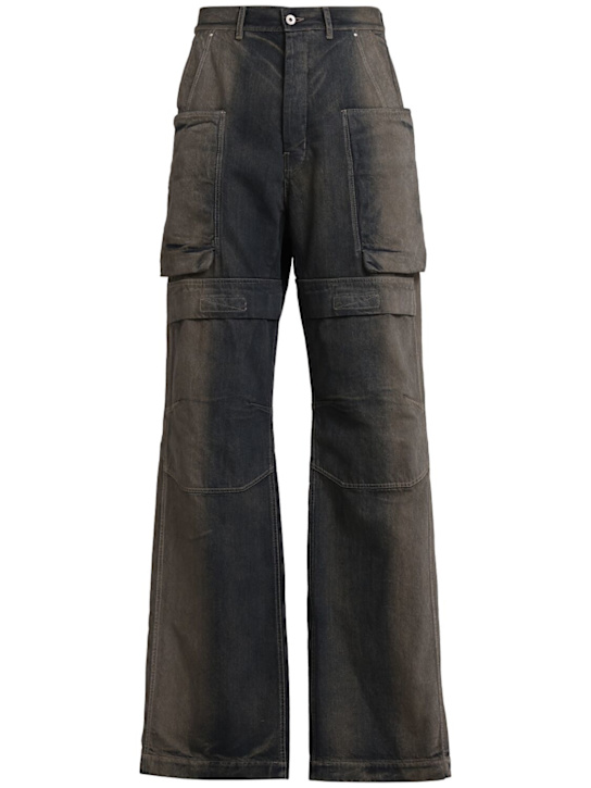 Rick Owens Stefan cargo cotton denim pants