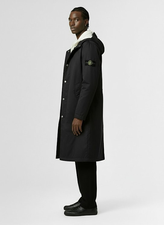 Stone Island Light poly blend long coat