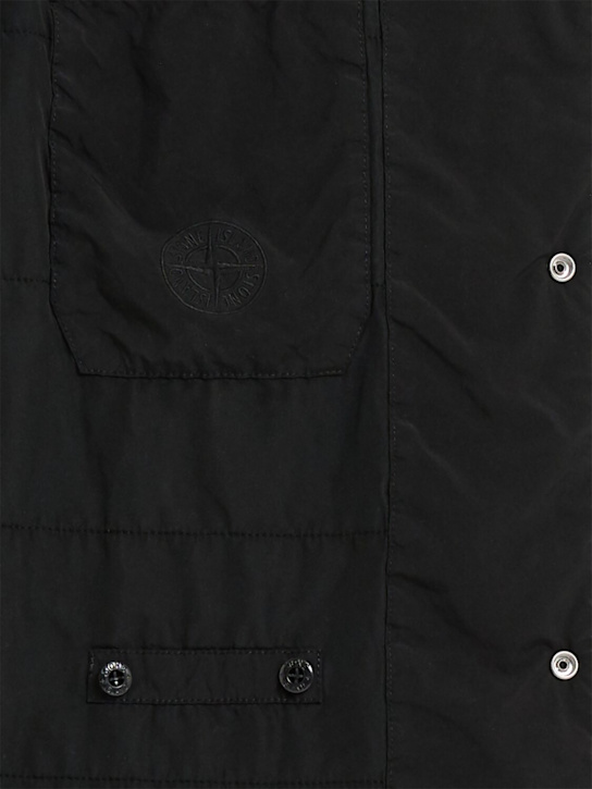 Stone Island Light poly blend long coat