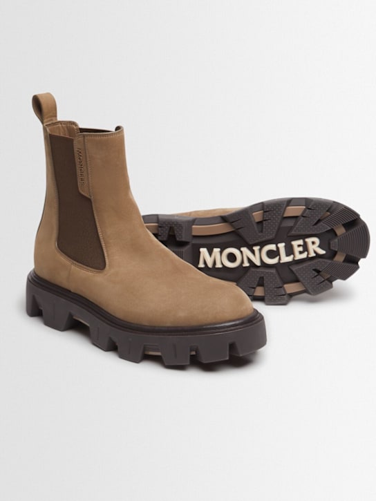 Moncler Peak City leather Chelsea boots