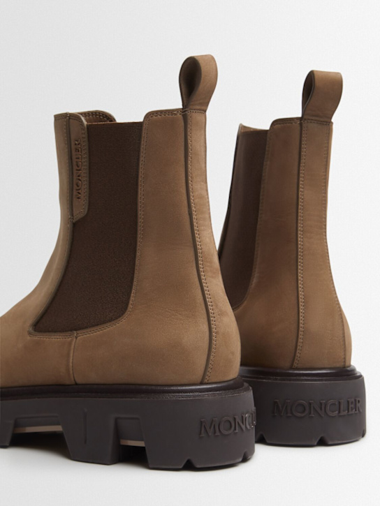 Moncler Peak City leather Chelsea boots