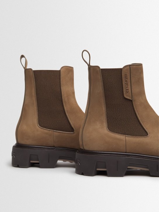 Moncler Peak City leather Chelsea boots