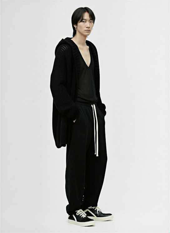 Rick Owens Dietrich drawstring cotton pants