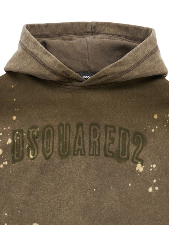 Dsquared2 Hooded cotton sweatshirt
