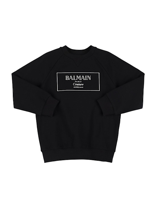 Balmain Cotton sweatshirt w/logo