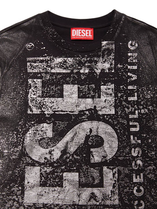 Diesel Kids Cotton t-shirt w/ logo