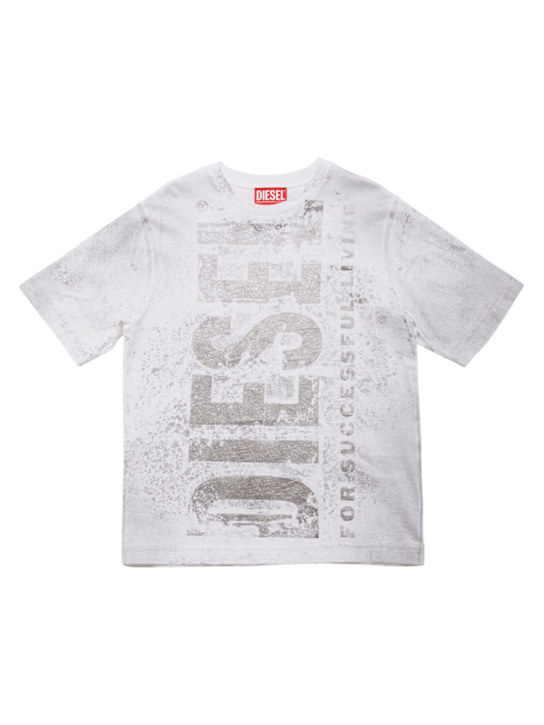 Diesel Kids Cotton t-shirt w/ logo 4 Diesel Kids Cotton t-shirt w/ logo