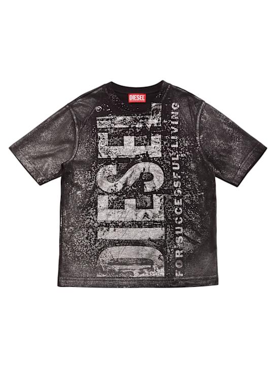 Diesel Kids Cotton t-shirt w/ logo 4 Diesel Kids Cotton t-shirt w/ logo