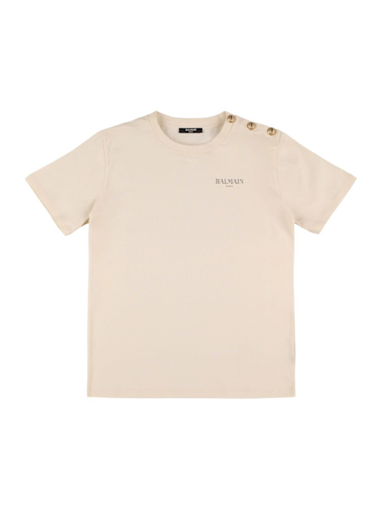 Balmain Cotton jersey t-shirt w/logo