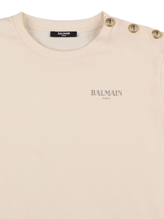 Balmain Cotton jersey t-shirt w/logo