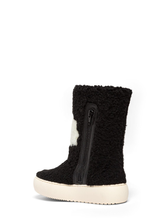 Marni Junior Plush & leather boots 3 Marni Junior Plush & leather boots