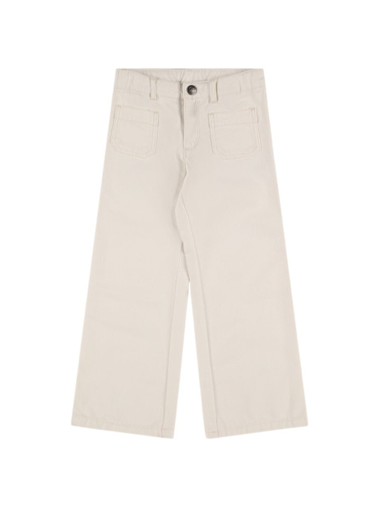 Bonpoint Cotton denim pants