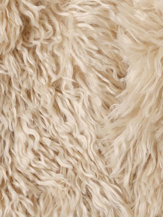 Babe & Tess Shaggy plush vest