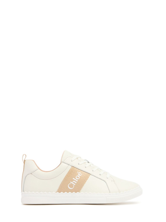 Chloé Leather sneakers w/logo 5 Chloé Leather sneakers w/logo