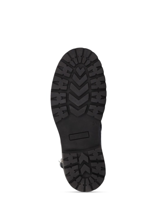 Balmain Leather combat boots w/ logo 4 Balmain Leather combat boots w/ logo